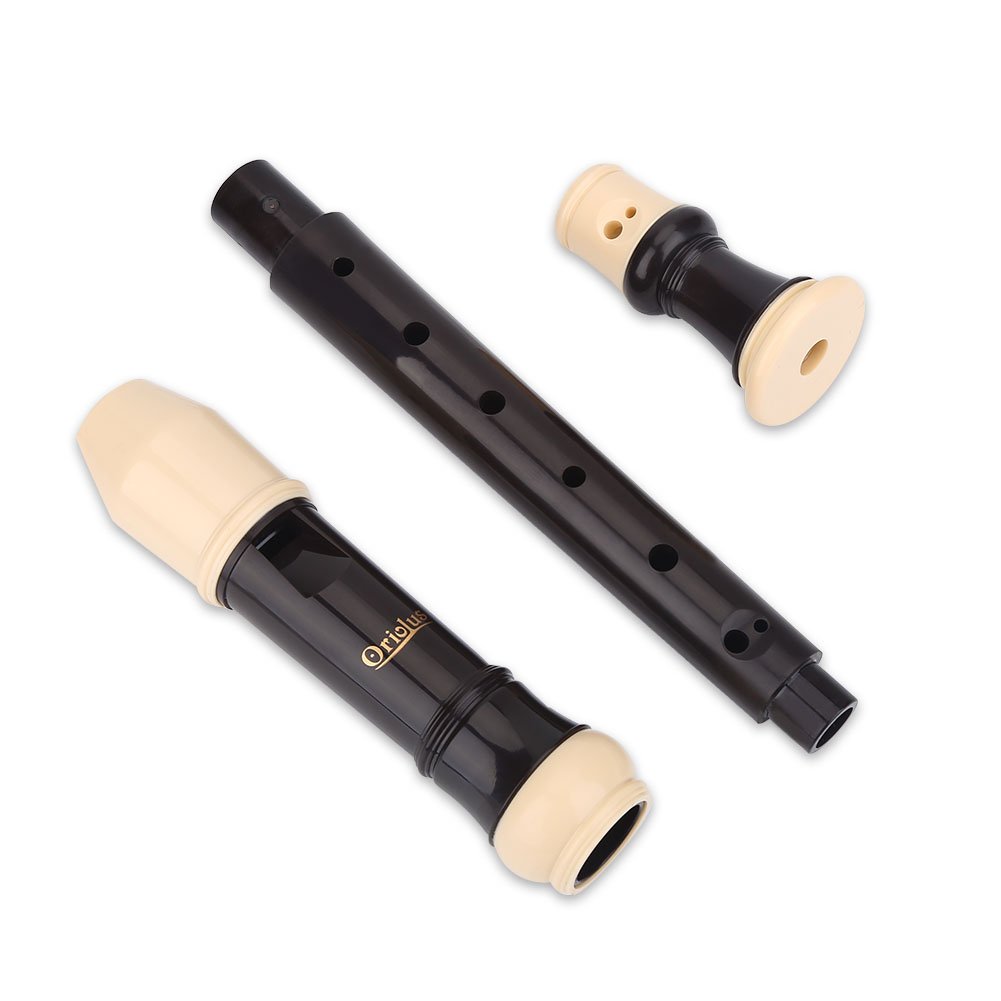 Bnineteenteam Flûte à bec soprano 8 trous Oriolus en ABS pour instrument de musique de style britannique/allemand, Style allemand