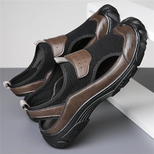Mens Sandals Slip On Shoes Outdoor Real Beach Slip On Shoes Sandals Travel Slippers3