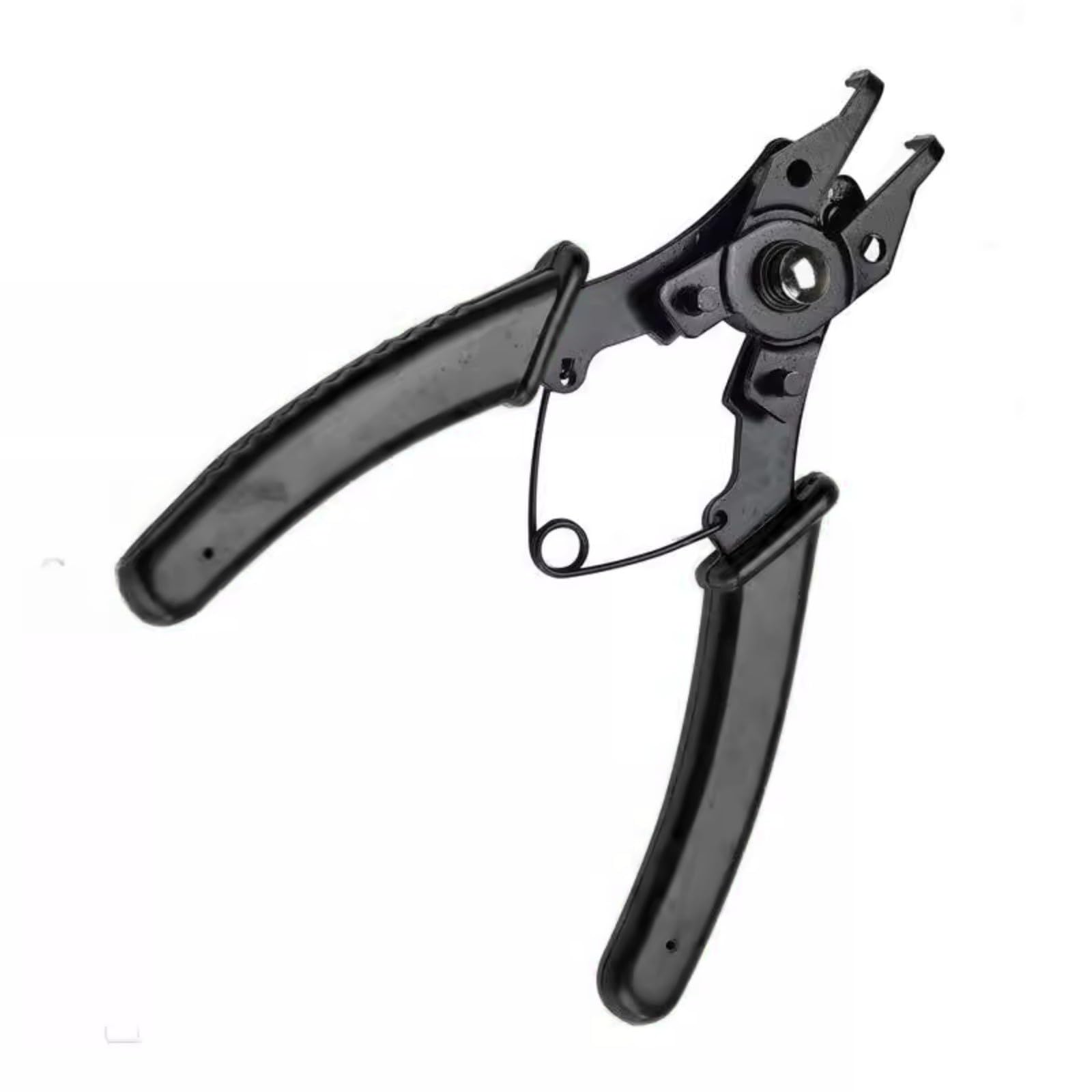 Rgybao Black Retaining Rings Pliers Set Featuring 4 Heads And Antislip Ergonomic Handle Design Circlip Snapping Plier Alloy Steel Circlip
