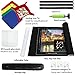 Portable Puzzle Mat Roll Up - with 9 Glue Sheets, Sorting Trays, Hand Pump, Inflatable Tube, and Storage Bag - Perfect for Kids and Adults (Black, 1500pcs)
