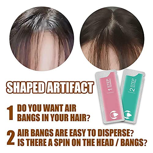 Afwerkingscrème voor gebroken haar, reparatiemiddel voor pony's, 1+2 combinatie tot correctie van pony permanenten… - Image 3