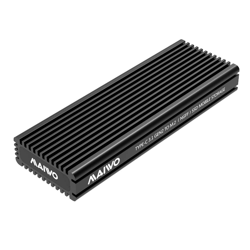 M.2 SATA Protocol SSD Box Metal Heat Dissipation Type-C Interface 10Gbps Plug & Play Small & Light 14.5mm Thickness-image-46