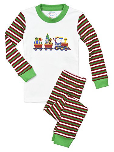 Sara's Prints Unisex Baby and Toddler Organic Cotton Long John Pajamas