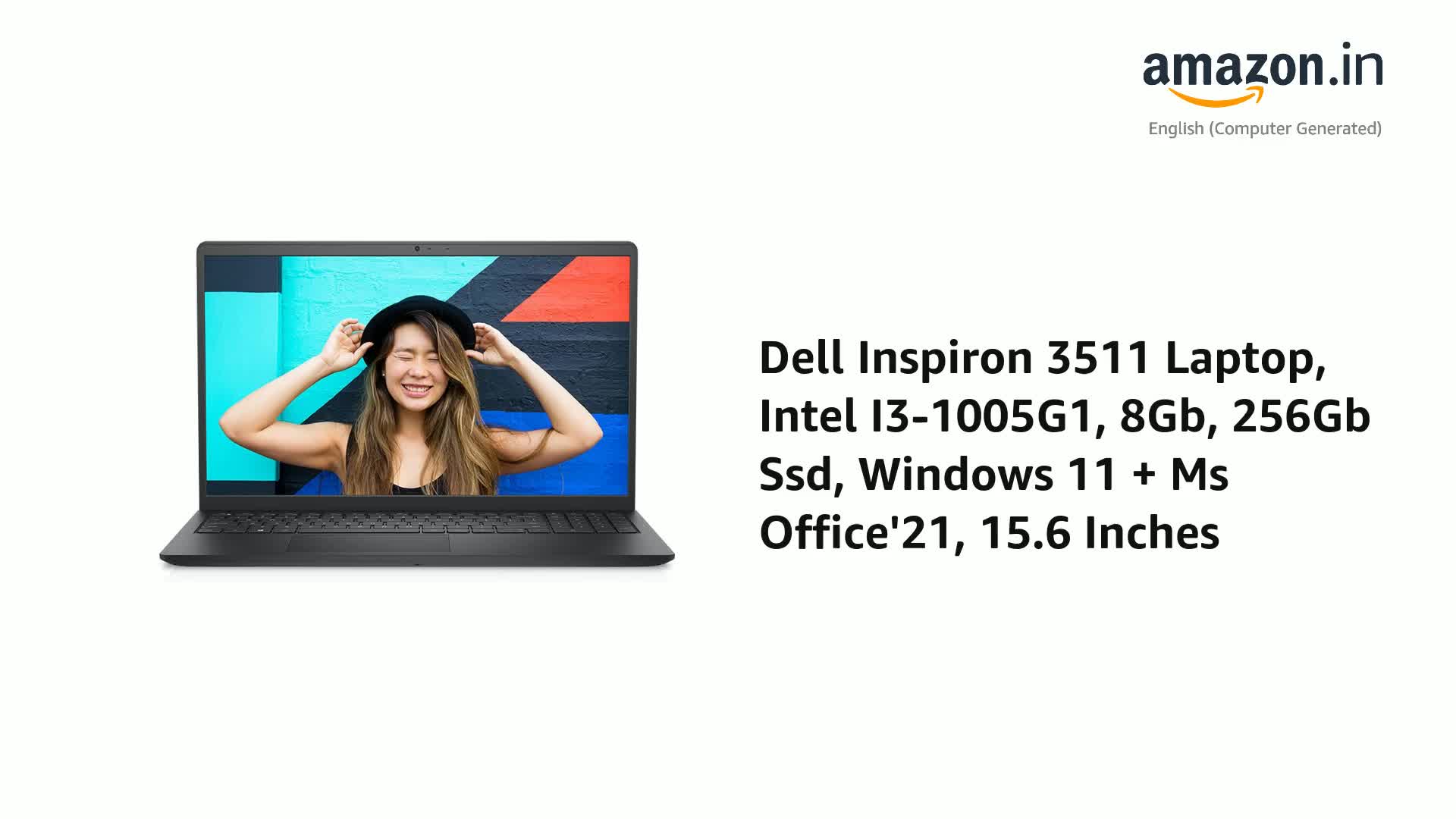 Amazon.in: Buy Dell Inspiron 3511 Laptop, Intel I3-1005G1, 8Gb