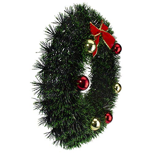 Northlight 17 Inch Green Tinsel Artificial Christmas Wreath thumb #4