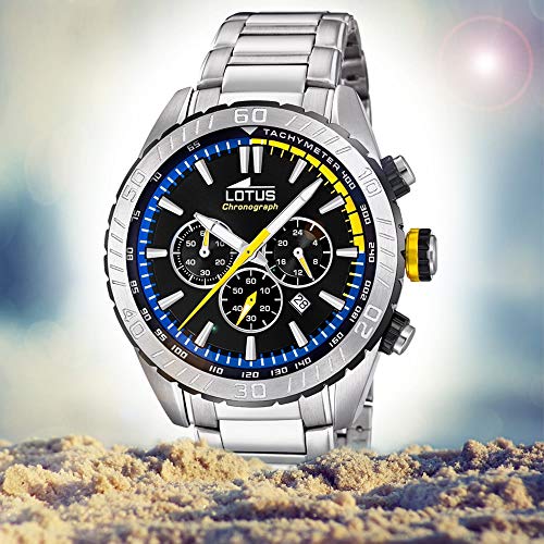 Lotus Chronographe 18678/6 pour homme au style élégant et cadran bleu - 5