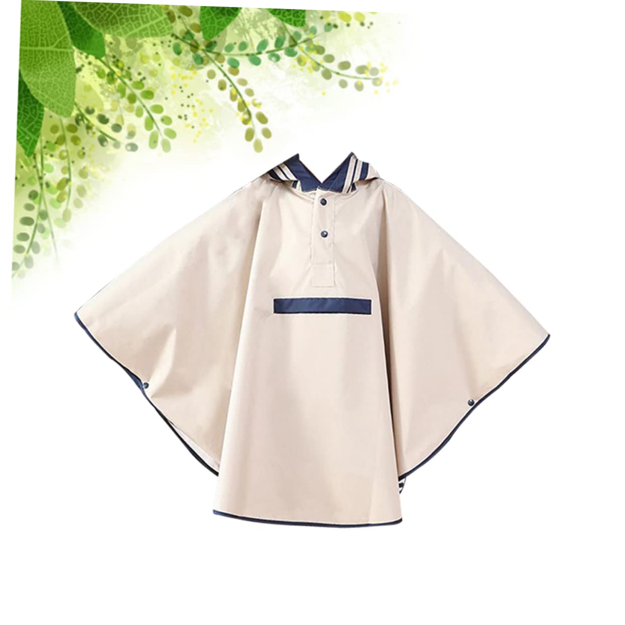 Healeved Impermeabile Per Cape Poin Poncho Incappucciato Piovere Ponchos Cappotto Da Pioggia Mantello Misurare Ragazzo Infantile Impermeabile Impermeabile Navy