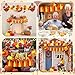 JarThenaAMCS Fall 87Pcs Thanksgiving Golf Cart Decorations Kit Pumpkin Honeycomb Maple Leaf Garland Pennant Banner Paper Tassel Balloon for Autumn Harvest Party Decor
