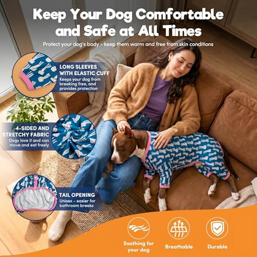 Ropa para perro LovinPet Onesie Ajustable Azul miniatura 5