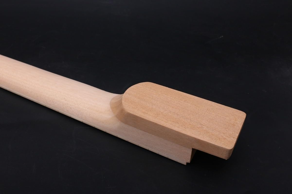Remplacement Du Manche De Guitare Inachevé, 22 Frettes, 25 Pouces, En Acajou Et Érable