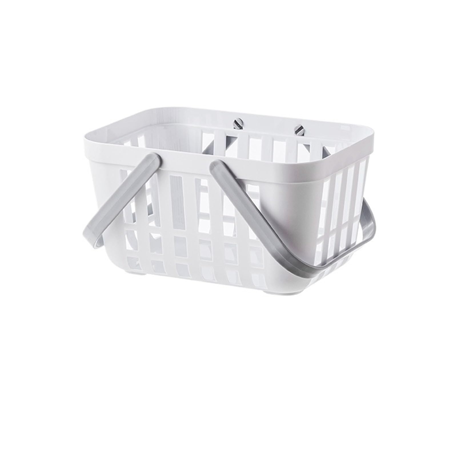 BAYNOPURIN Shower Bag Portable Shower Basket With Handle For Toiletries​(White)