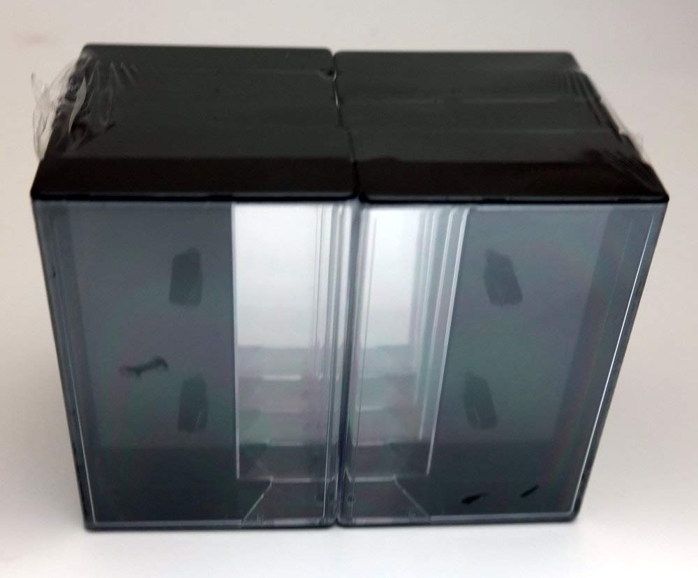 Black/Clear Cassette Case (10 Pack)