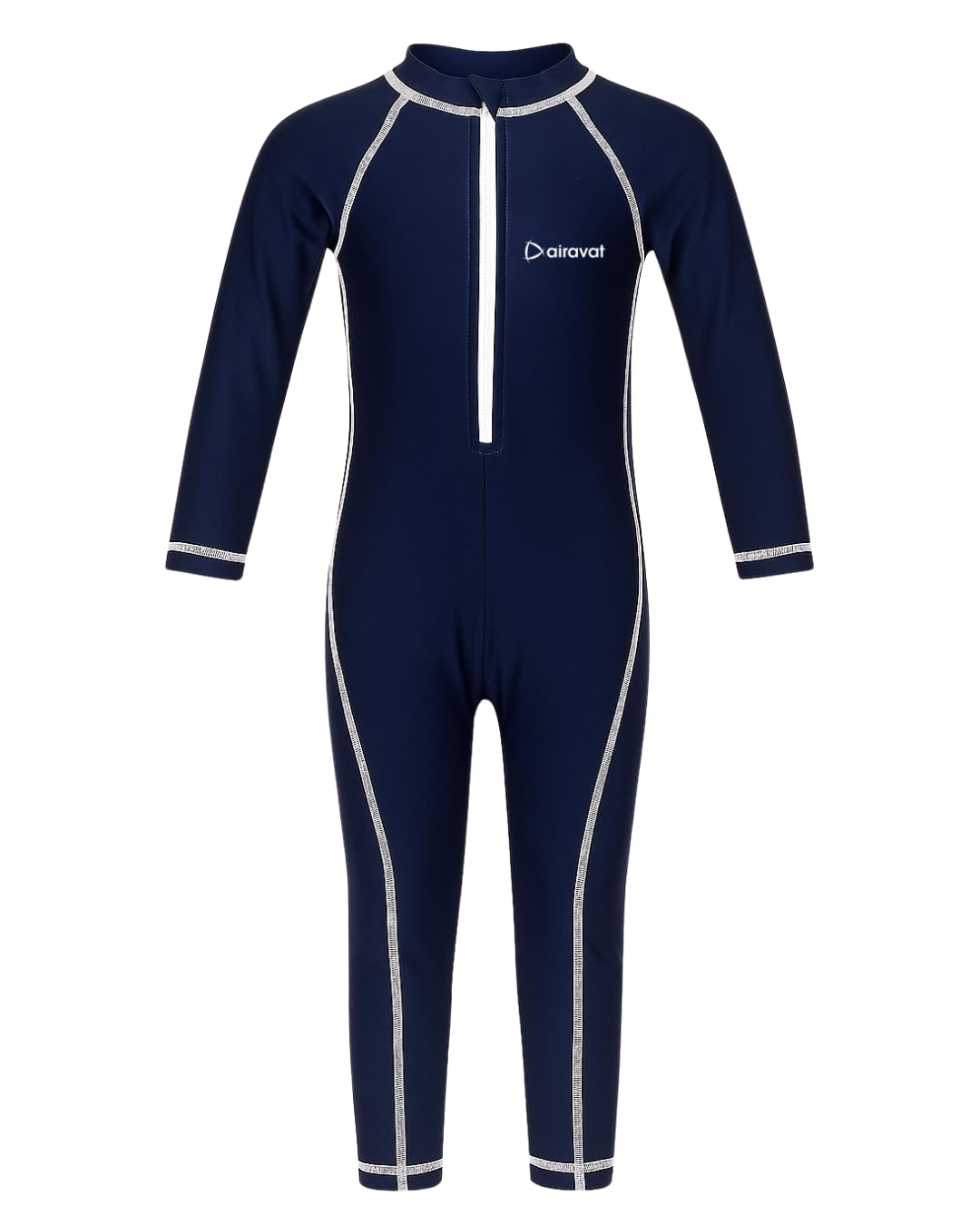 AIRAVAT Swimming Costumes for Boys & Girls, Surfrider 1508 Swimming Wear for Junior, Uv Protected, Full Body Swim Wear (11-12 Years, Navy Blue)-image-23