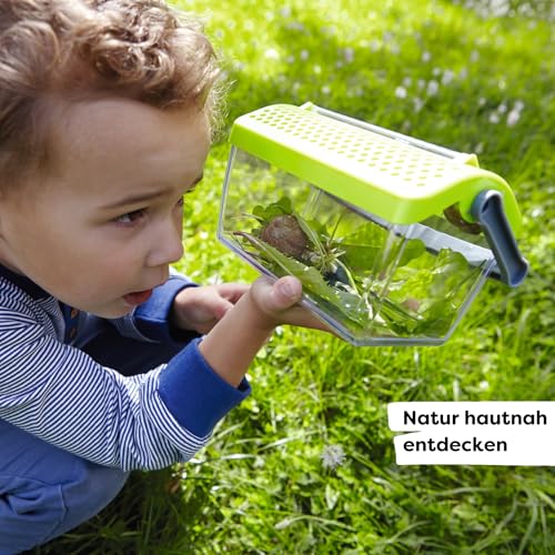 HABA Terra Kids Insektenbox – Naturforschung für Kinder ab 6 Jahren, robuste Beobachtungsstation aus Kunststoff mit Tragegriff und… – Ansicht 5