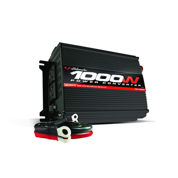 Buy Schumacher DC to AC Power Inverter for Cars 1000W with 2 AC
