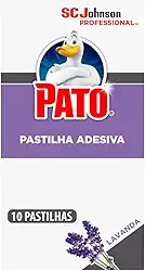 Pato Desinfetante Pastilha Sanitária Adesiva Lavanda, 10 unidades