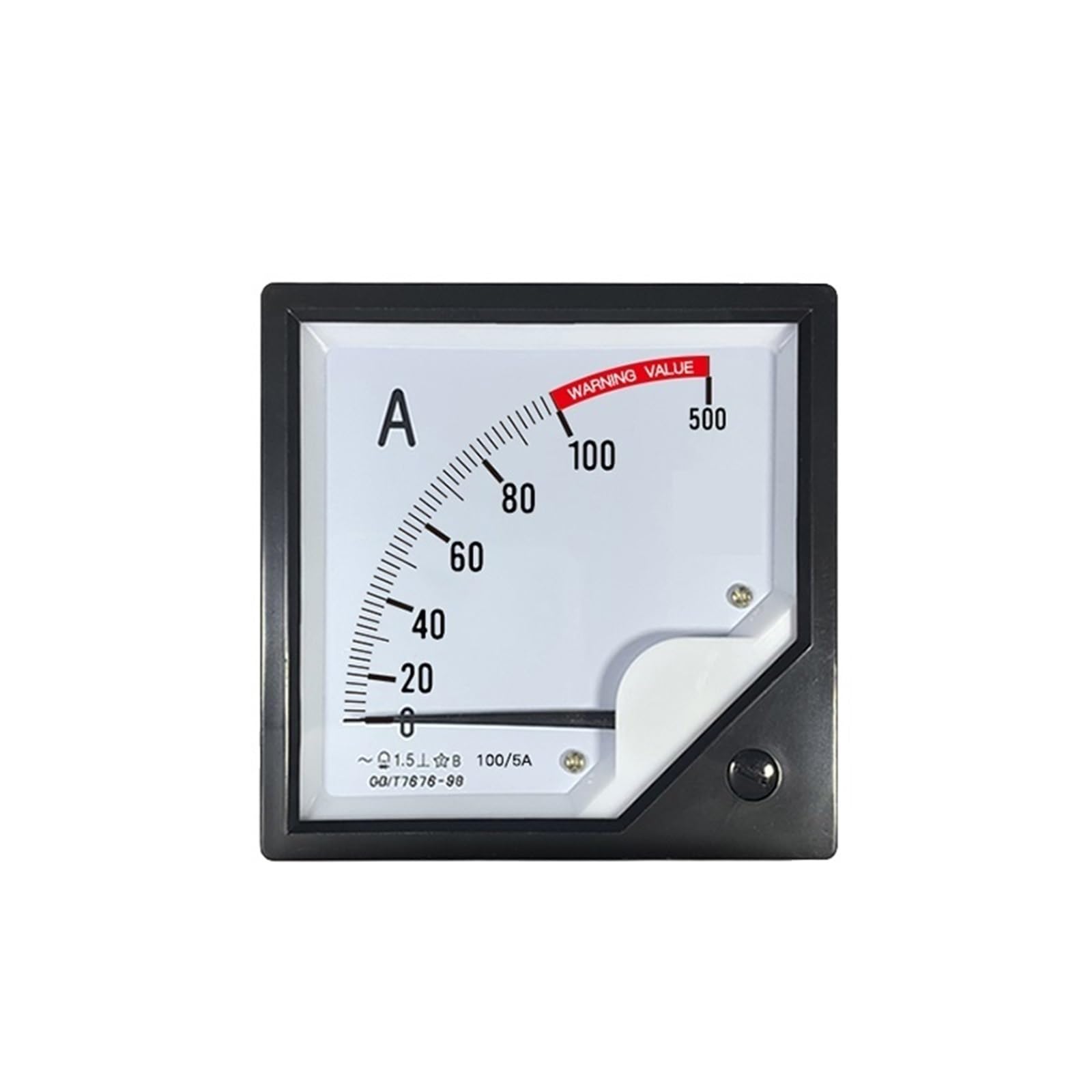 Ampèremètre CA 6L2 aiguille de surcharge avec tampon 5x pour tableau électrique