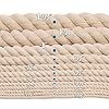 Natural Twisted Cotton Rope 1/4 Inch - Biodegradable Cord with No Bleach or Dyes - Low Stretch Line in High Strength Capacity - Arts, Crafts, Indoor/Outdoor DIY Projects, Commercial Uses (50 Feet) #2