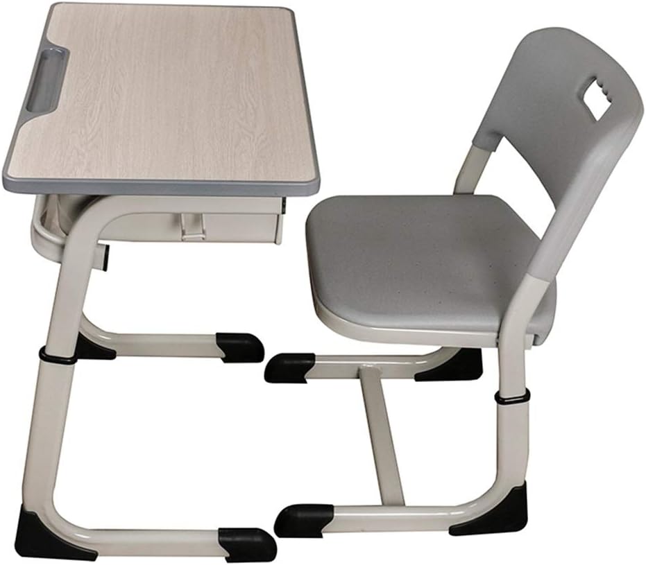 Juego De Escritorio Infantil Ergonómica Conjunto , Sillas De Escritorio For Los Estudiantes, Escritorio Lnfantil Estudio Adecuados For La Escuela, Asesoramiento Clase De Entrenamiento ( Color : Gray )