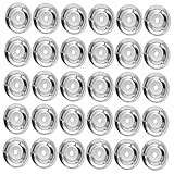 Parliky 50 Stück Teiliges Edelstahl Tamburin Glockenringe für Handtrommeln Verschleißfestes Percussion Zubehör für Konzerte und Musikalische Events Robust und Langlebig