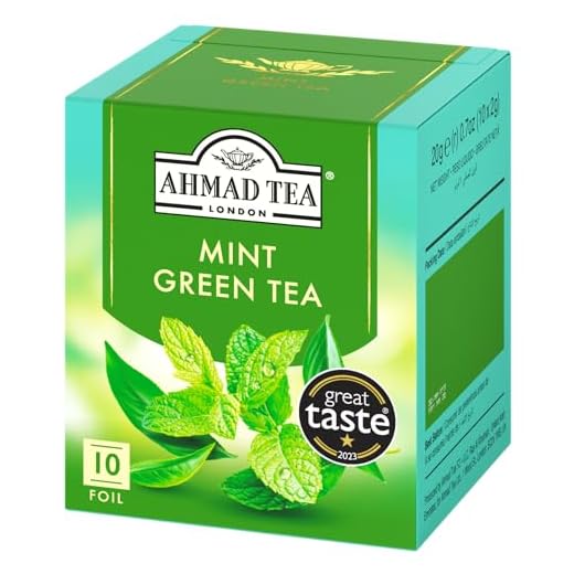 Ahmad Tea London Chá Verde Mint Mystique 10 Unidades De 20G