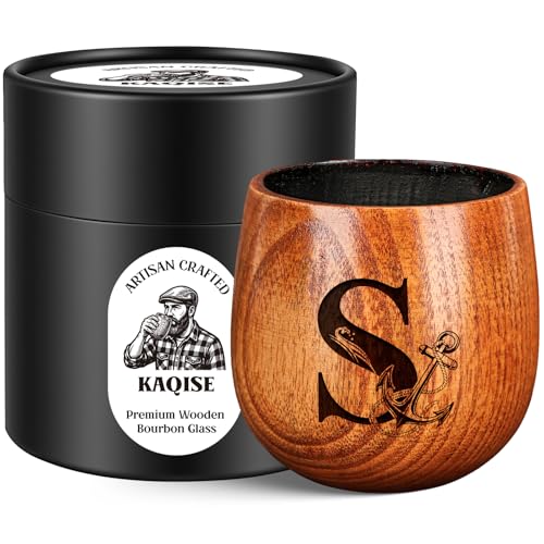 KAQISE Verre whiskey bois personnalisé 10oz