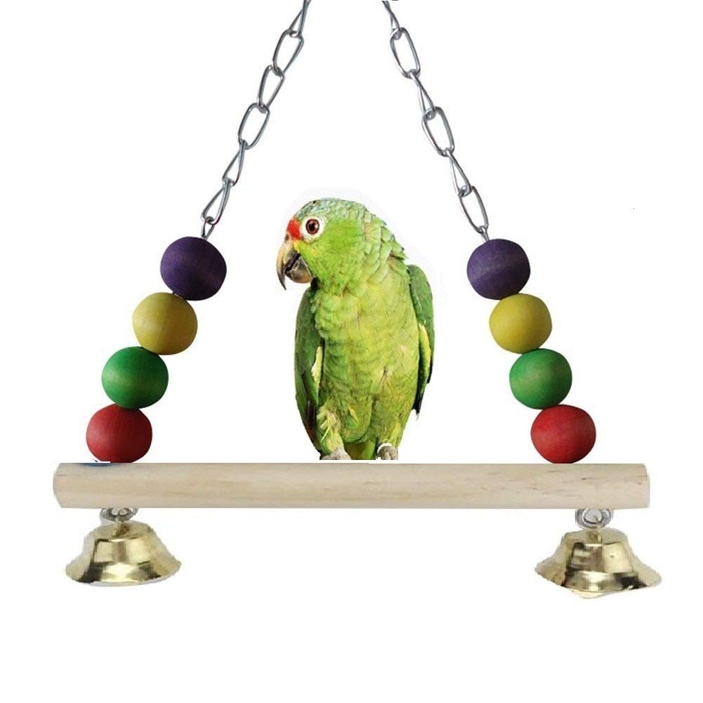 Pets Empire Swing Perch for Parrot Budgie Conure African Grey Parakeet Cockatiel Lovebird Finch (B078W8ZRFK) Amazon Price History, Amazon Price Tracker