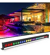 Amazon.co.jp: ZonQoonz 135W 9LED ステージライト RGBW(赤・緑・青