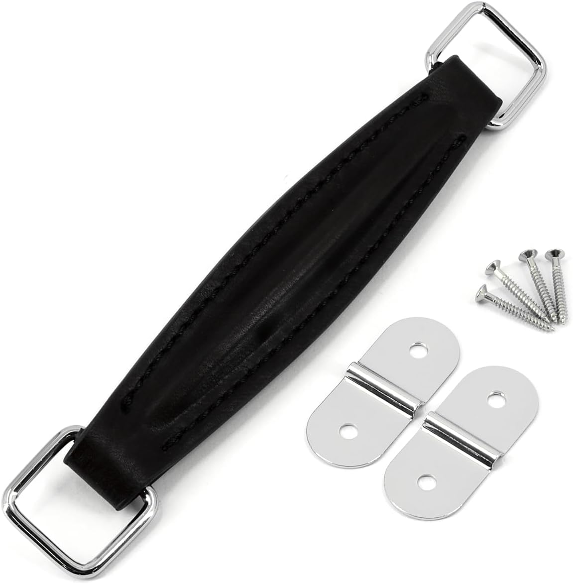 Guitar Amplifier Handle Vintage,PU Leather Internal Steel fixing Style Replacement Strap for Guitar Amplifiers Speaker
