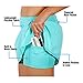 X31 Sports Running Skirt Tennis Skort with Shorts and Pockets (Turquoise, Medium)