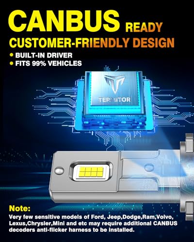 Image of Termitor Lastest 9005 Fog Light Bulbs 800% 30,000LM Ultra-Bright HB3 Bulbs, 6500K Cool White, Plug & Play, Pack of 2