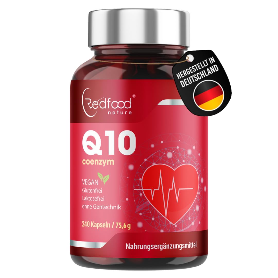 COENZYM Q10 UBICHINON 100 mg VEGAN 240 COENZYM Q10 KAPSELN HOCHDOSIERT 8 MONATSKUR