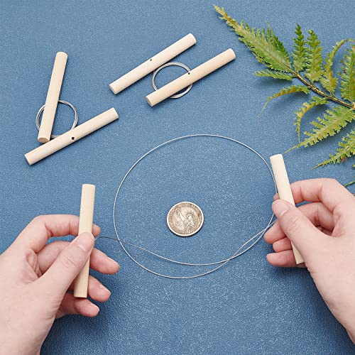 GORGECRAFT 3Pcs Clay Cutters Wire Steel Wire Clay Cutting Tool Wooden Handles Cheese Plasticine Dough Mud Line Pottery Cutting Tools for Artists Ceramic Art Sculpture Crafts Supplies - Image 3