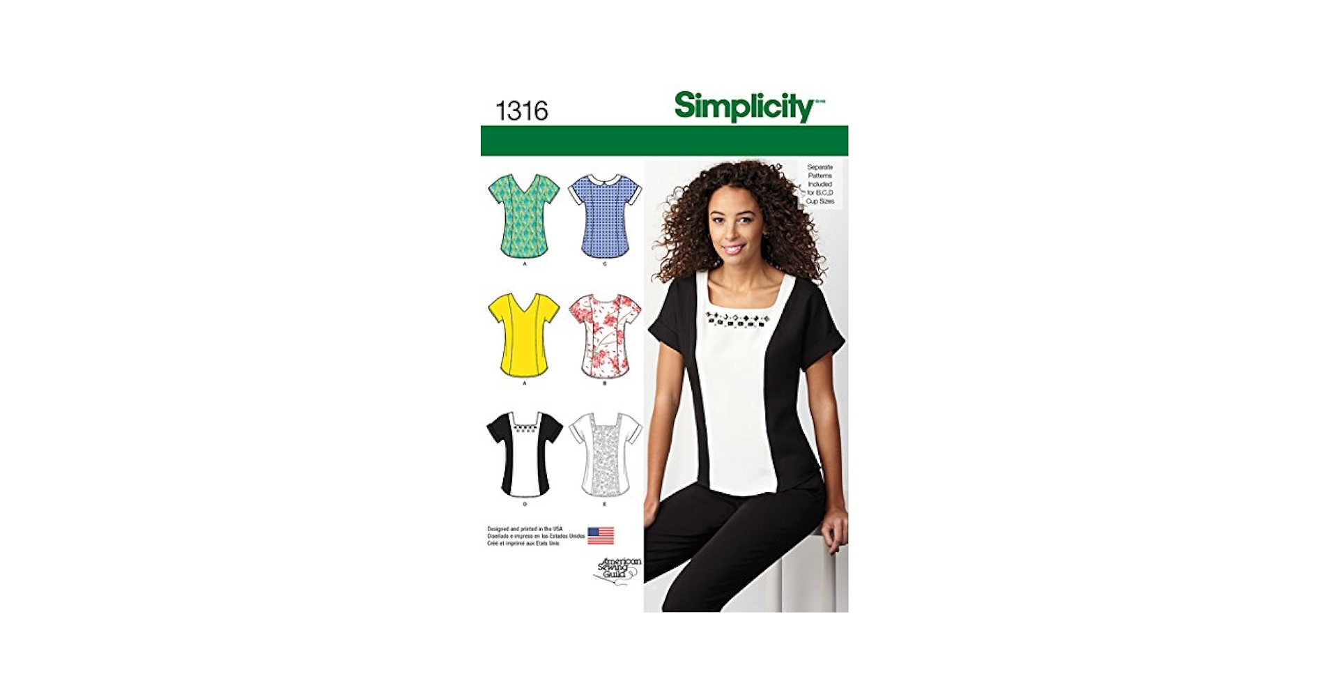 Amazon | SIMPLICITY 1316 B C D ( 6~14) ~ | 型紙・パターン 通販