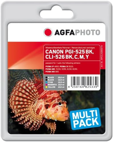 AgfaPhoto APCCLI526SETD Black,Cyan,Magenta,Yellow ink cartridge