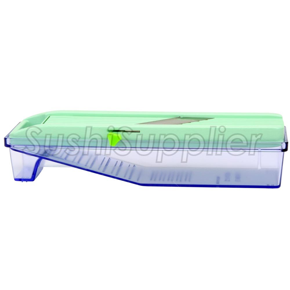 Benriner Mandoline Slicer with Collection Tray and 4 Blades, Japanese Stainless Steel, BPA Free - Image 4