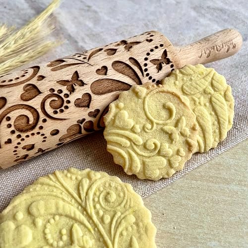 Algis Crafts Lovely Day 3 Kid Rolling Pin Set With Heart thumb #1