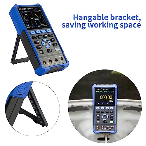 OWON HDS2102 Handheld Oscilloscope, 100MHz Bandwidth 2 in 1 Digital Multimeter Oscilloscope - Image 4