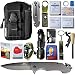 STEALTH SQUADS 42 in 1 Survival Military Pouch KIT, Premium Tactical Pocket Knife, First AID KIT, EDC Multi-Tool USE for Camping, Hiking, Biking, Outdoor Safety Gears w/Bonus E-Book (Black)