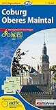  ADFC-Regionalkarte Coburg/Oberes Maintal, 1:75.000, mit Tagestourenvorschlägen, reiß- und wetterfest, E-Bike-geeignet, GPS-Tracks Download: Mit ... Fahrrad-Club (ADFC-Regionalkarte 1:75000)