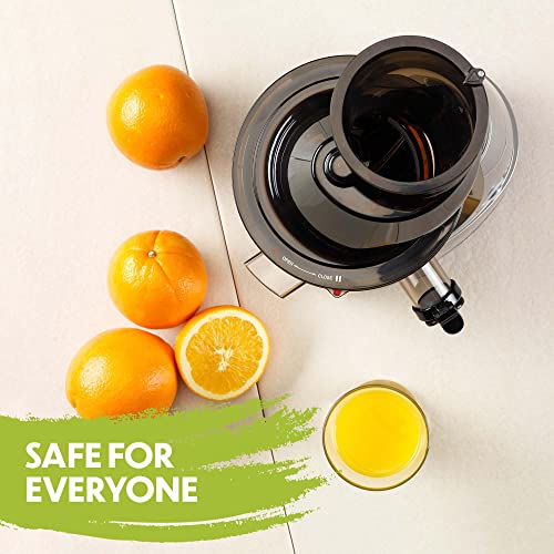 Kuvings Whole Slow Juicer White B6000W With Sortbet Maker, Cleaning Tool Set, Smart Cap And Recipe Book 9" X 8.2" X 17.6" #TOP4