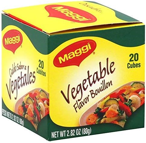 Maggi Veggie Bouillon Cube 2.82 OZ(Pack of 4)