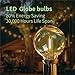 Meconard G40 1.57 Inch Led Replacement Light Bulbs, E12 Screw Base Shatterproof LED Small Globe Light Bulbs for Outdoor String Lights, 1Watt Equvalent to 5 Watt Incandescent Bulbs, Warm White, 25Pack