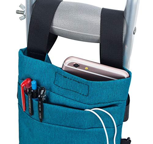 Crutch Bag Universal Crutches Accessory Crutch Carryon Pouch (Blue) - Thumbnail 4