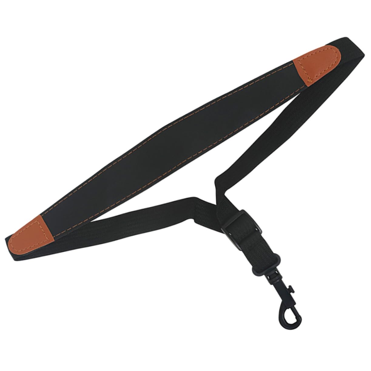 HANABASS Adjustable Saxophone Neck Strap Comfortable Padded Belt for Alto Tenor Sax Durable Design Effortlessly Distributes Weight for Beginners Professionals