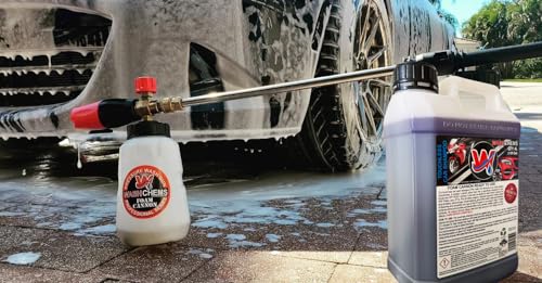 Foam Cannon Ready to Use - Touchless Car Wash Shampoo (1 Gallon, 128 oz) – No Mixing Ratio Required - Commercial Grade Auto Cleaner – Great for Cars, Trucks, Motorcycles, Mopeds, ATVs - Wash Chems (1) - Thumbnail 2