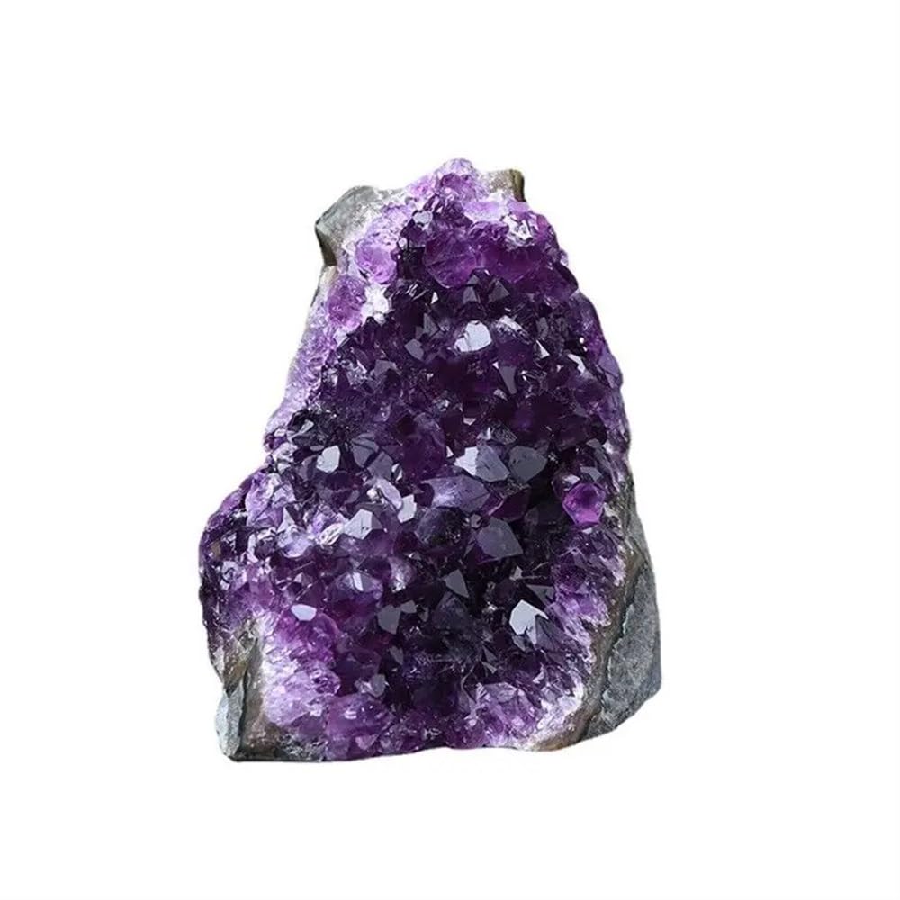 MDBJTCYZN Decorative Ornaments Amethyst Cluster Cut Base Quartz Crystal Druzy Geodes