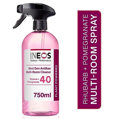 INEOS Next-Gen Cleaner Antibac Spray, 4.5L (750ml x 6), Multi-Room, Plant Powered, Limescale + Grease Remover, Kills 99.9% of Bacteria + Viruses, Rhubarb + Pomegranate - Image 6