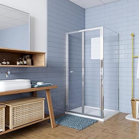 Mampara de Ducha Plegables con Cristal Templado 5mm Cover