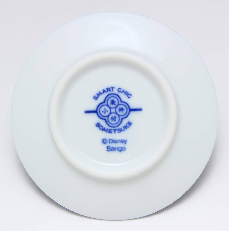 プルート 陶器　ディズニー　Disney Amazon｜三郷陶器 ディズニー 小粋染付 豆皿(プルート) 3230-103
